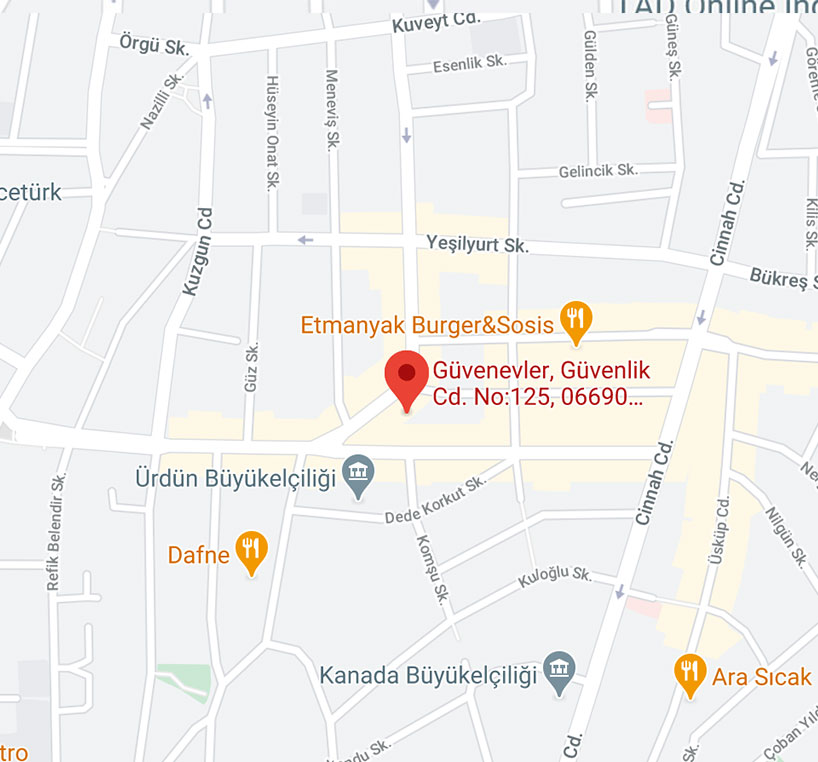 atolye yoga ayranci haritasi